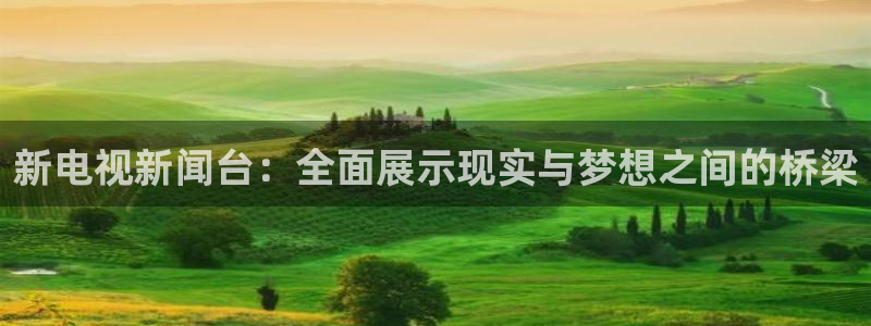 美狮贵宾会体育f开户：新电视新闻台：全面展示现实与梦想之间的桥梁